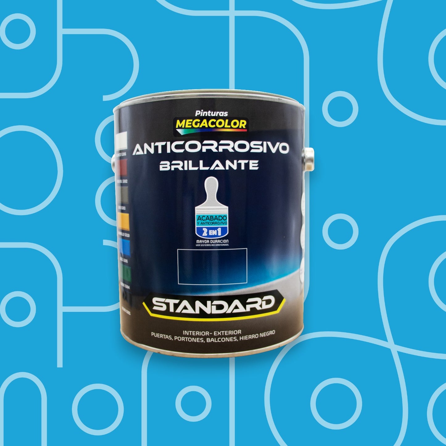 Anticorrosivo Standard brillante para metal ferroso