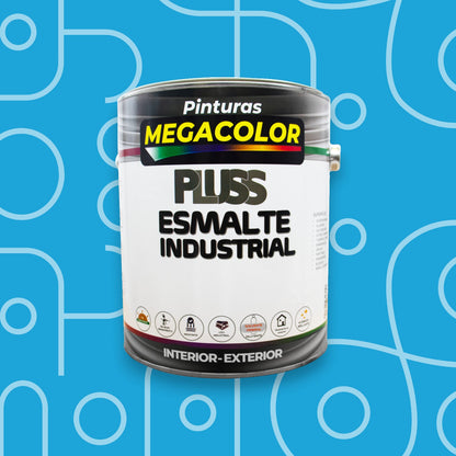 Esmalte industrial Pluss para uso industrial con acabado brillante