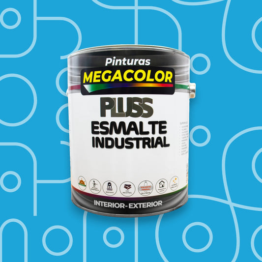 Esmalte industrial Pluss para uso industrial con acabado brillante