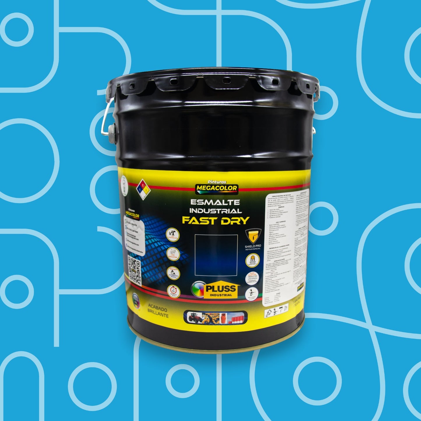 Esmalte industrial Fast Dry para metal y concreto