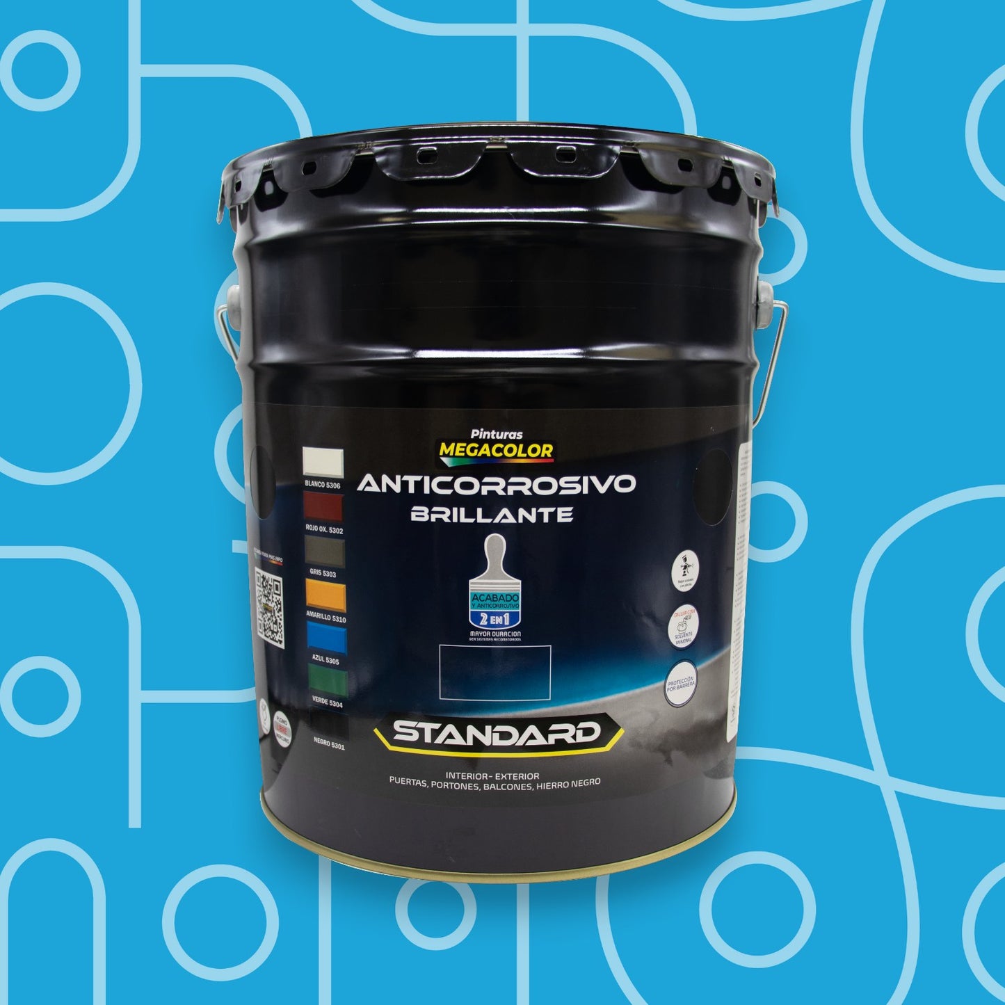 Anticorrosivo Standard brillante para metal ferroso