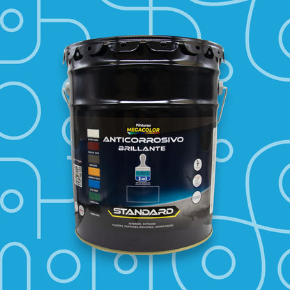 Anticorrosivo Standard brillante para metal ferroso