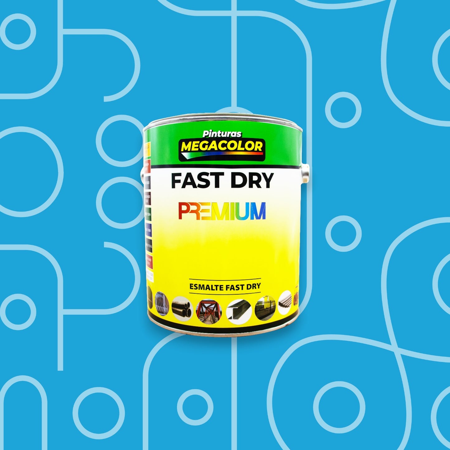 Esmalte Fast Dry Premium con acabado brillante