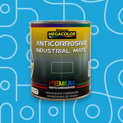 Anticorrosivo industrial para metal con acabado mate