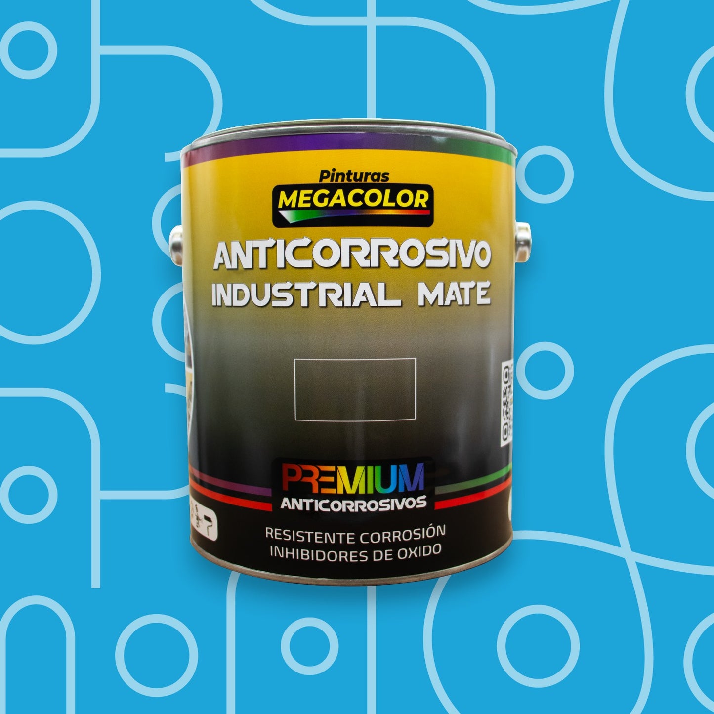 Anticorrosivo industrial para metal con acabado mate
