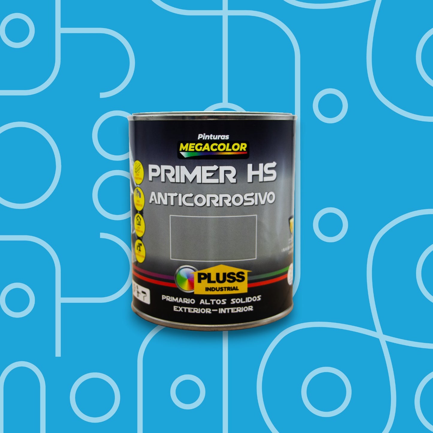 Primer HS anticorrosivo para hierro y acero con acabado mate