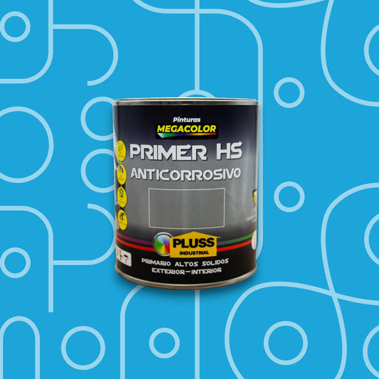 Primer HS anticorrosivo para hierro y acero con acabado mate