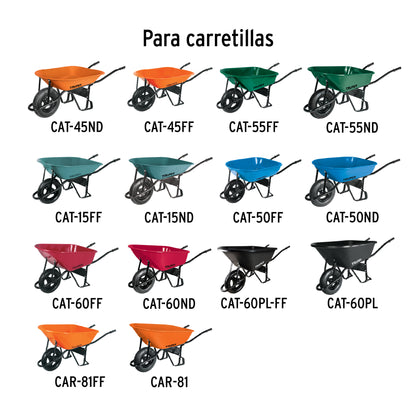 Nariz de bastidor calibre 18 para carretillas