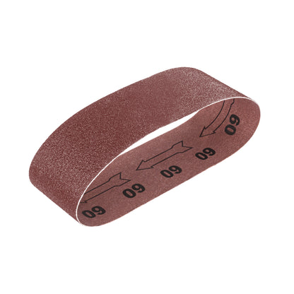 Banda de lija 3x21 pulg grano 60