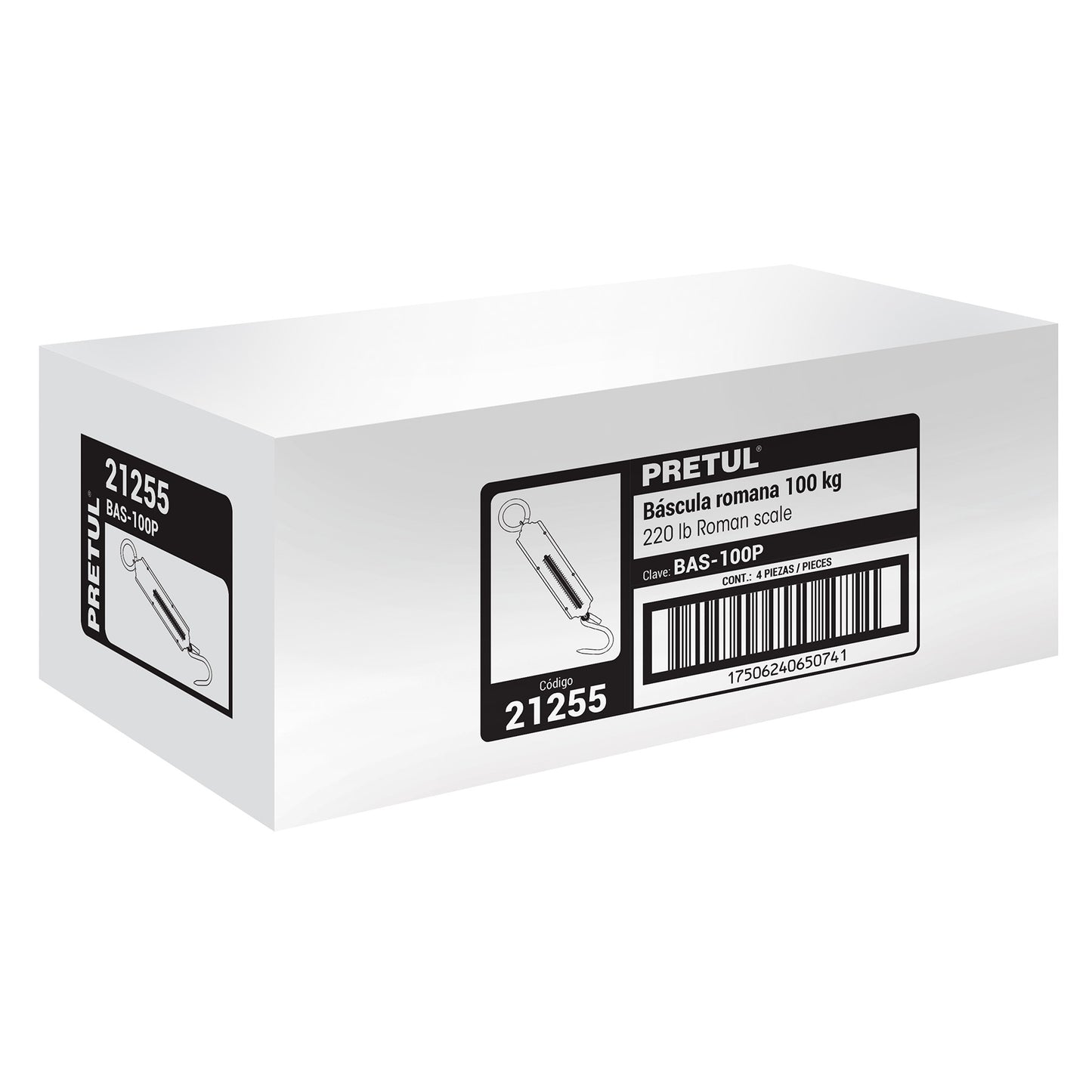 Báscula de resorte con capacidad de 100 kg