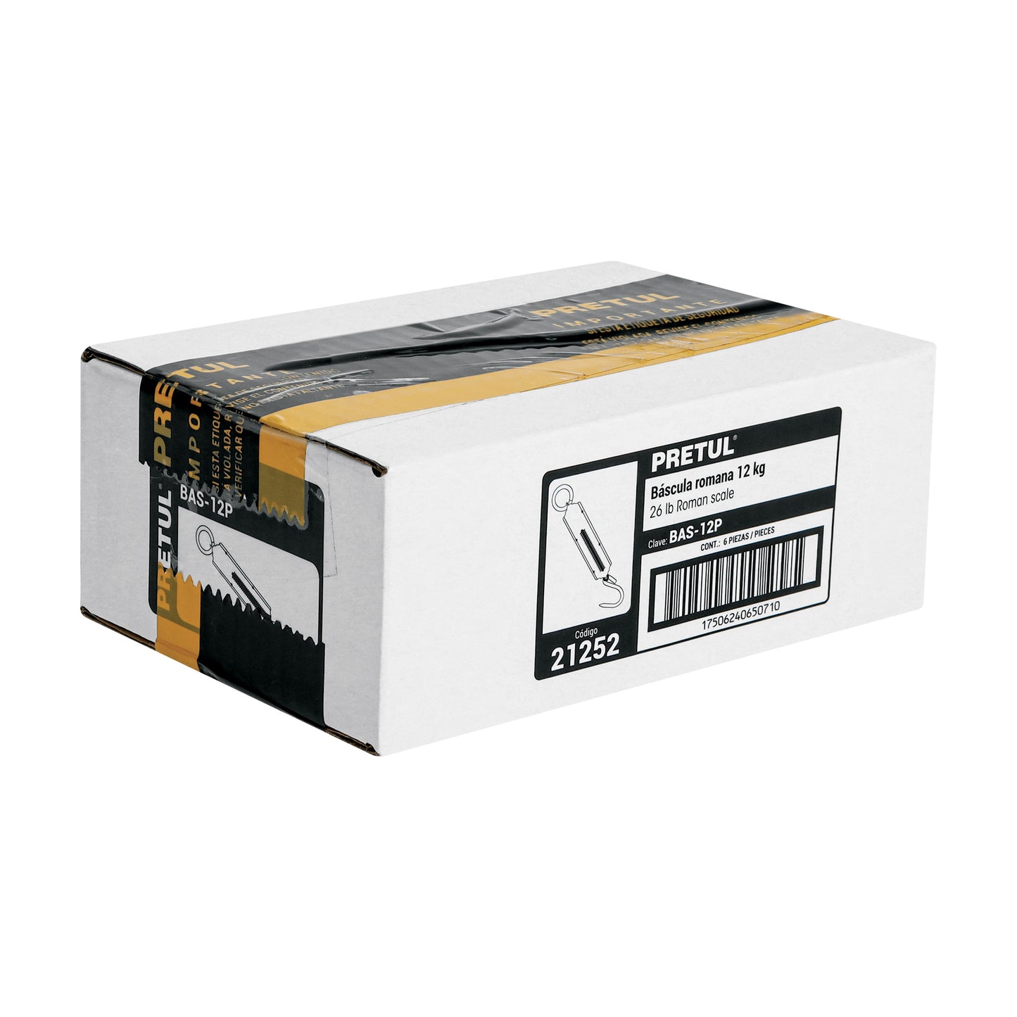 Báscula de resorte con capacidad de 12 kg