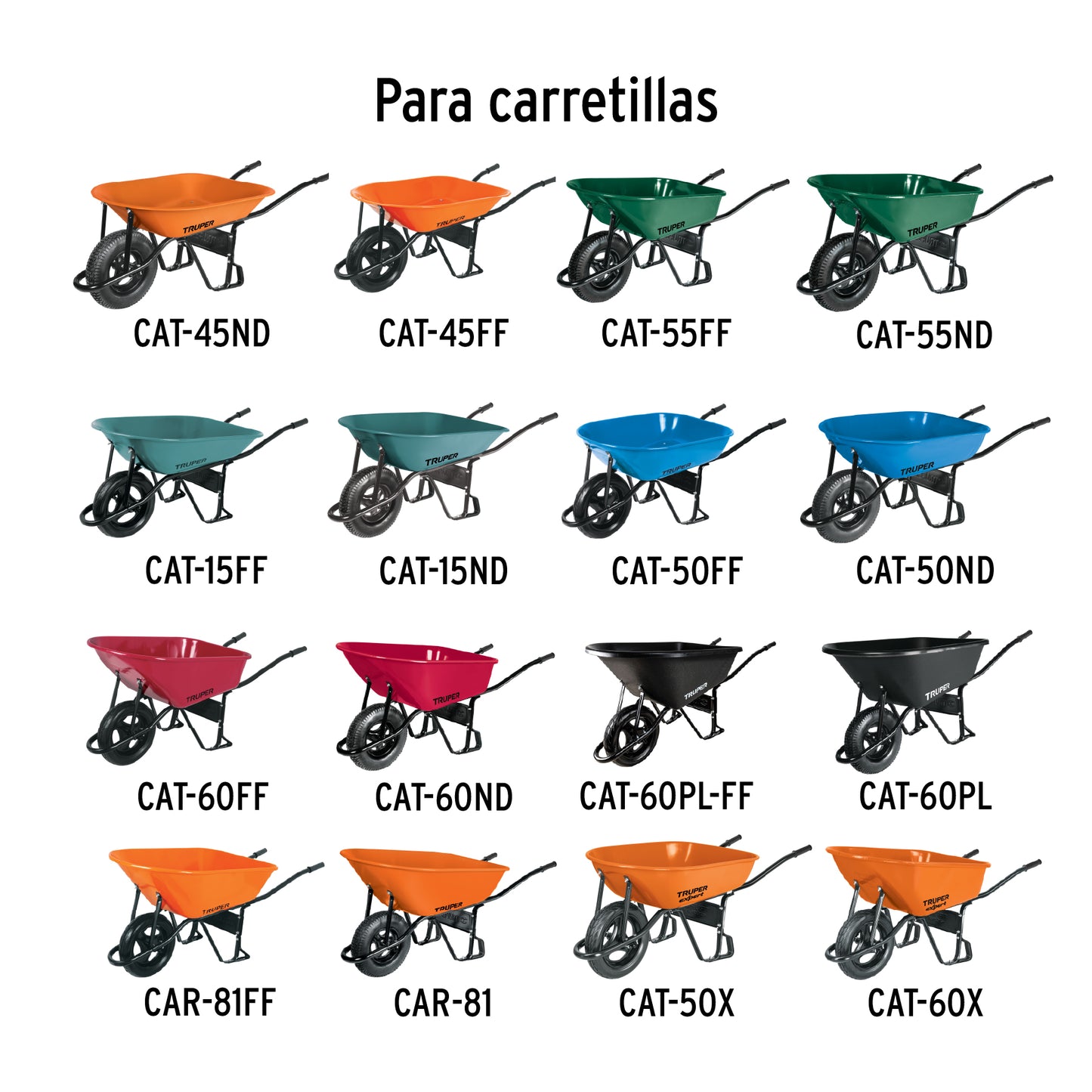 Juego de 2 baleros para carretillas - SKU 19784