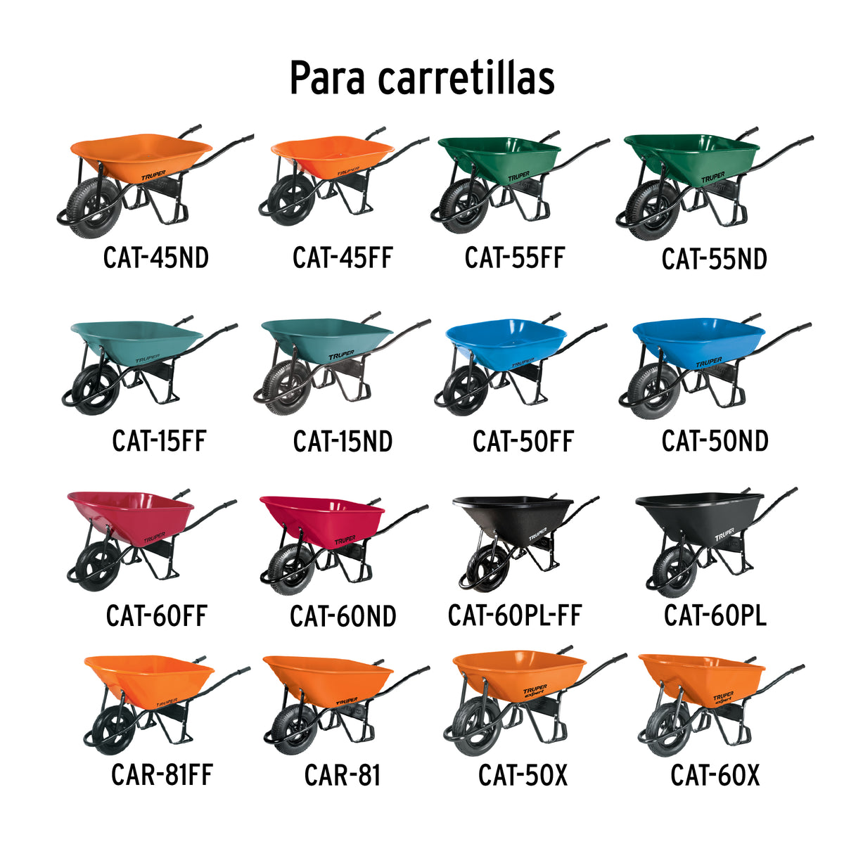 Juego de 2 baleros para carretillas - SKU 19784