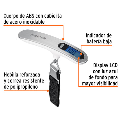 Báscula electrónica para equipaje de 50 kg