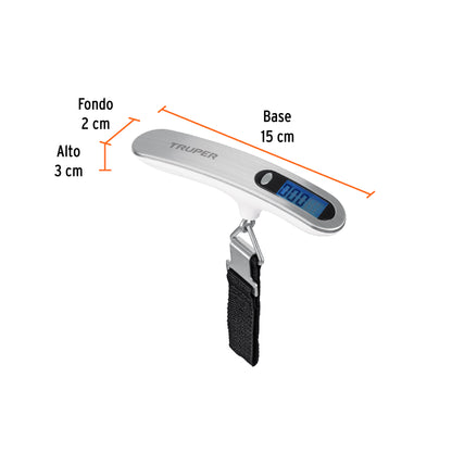 Báscula electrónica para equipaje de 50 kg