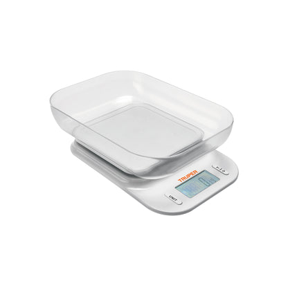 Báscula digital para cocina de 5 kg con tazón