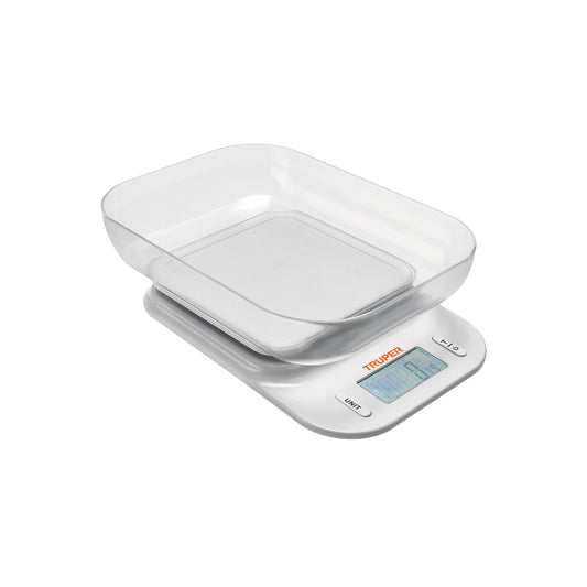 Báscula digital para cocina de 5 kg con tazón