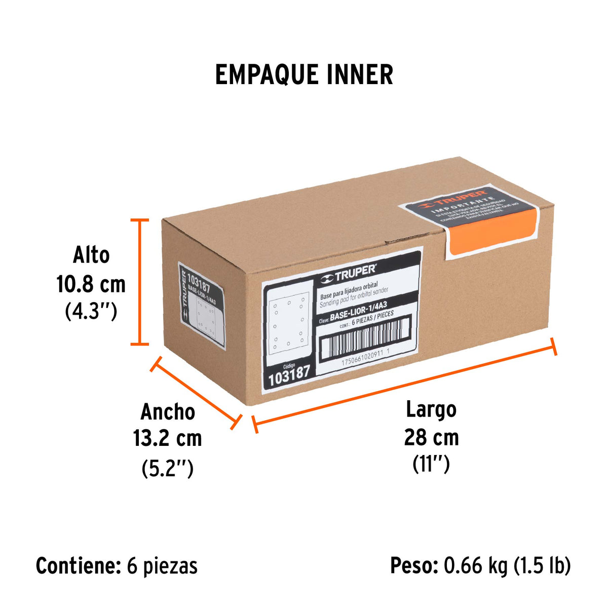 Base hook and loop para LIOR-1/4A3 · vista 5