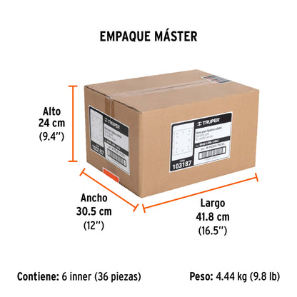 Base hook and loop para LIOR-1/4A3 · vista 6