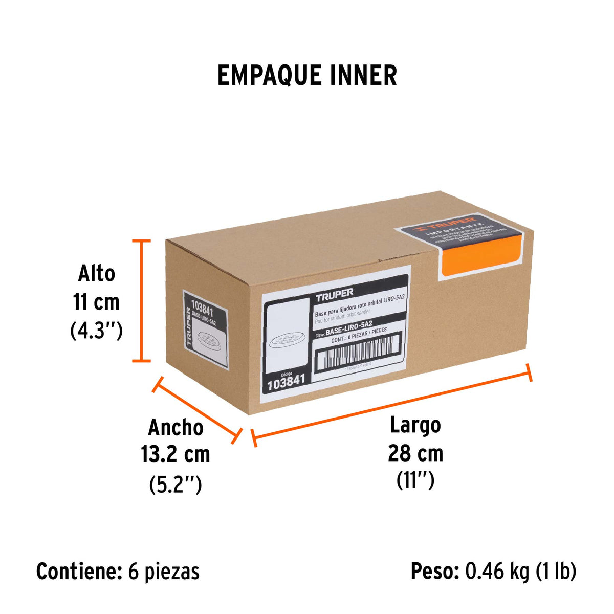 Base hook and loop para LIRO-5A2 · vista 2