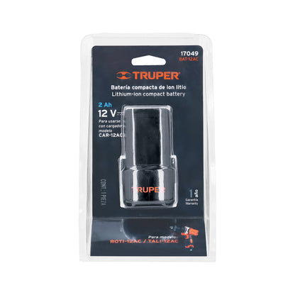 Batería de ion litio de 12 V con capacidad de 2 Ah