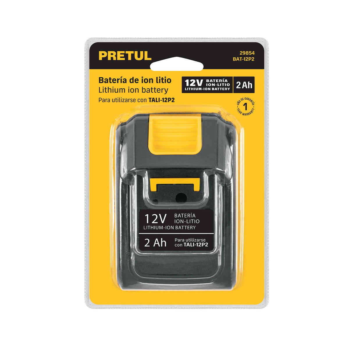 Batería ion litio, 12V, 2 Ah · vista 3