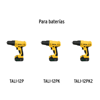 Batería de ion litio de 12 V con capacidad de 2 Ah