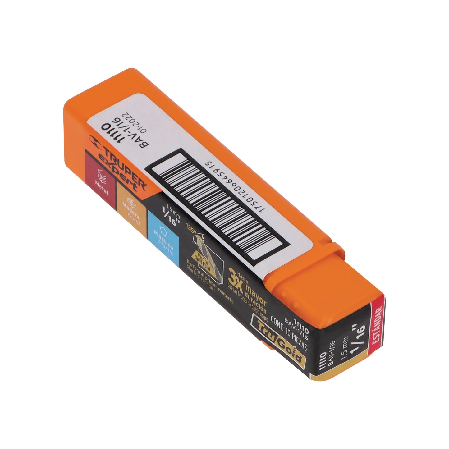 Broca HSS de 1/16 in con punta Split Point