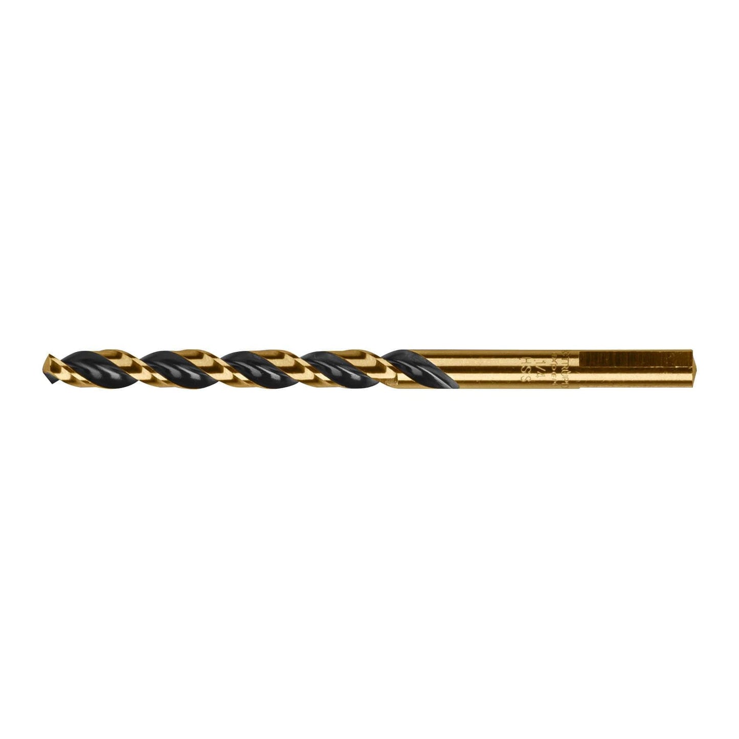 Broca HSS 1/4 pulg Trugold para metal con punta Split Point
