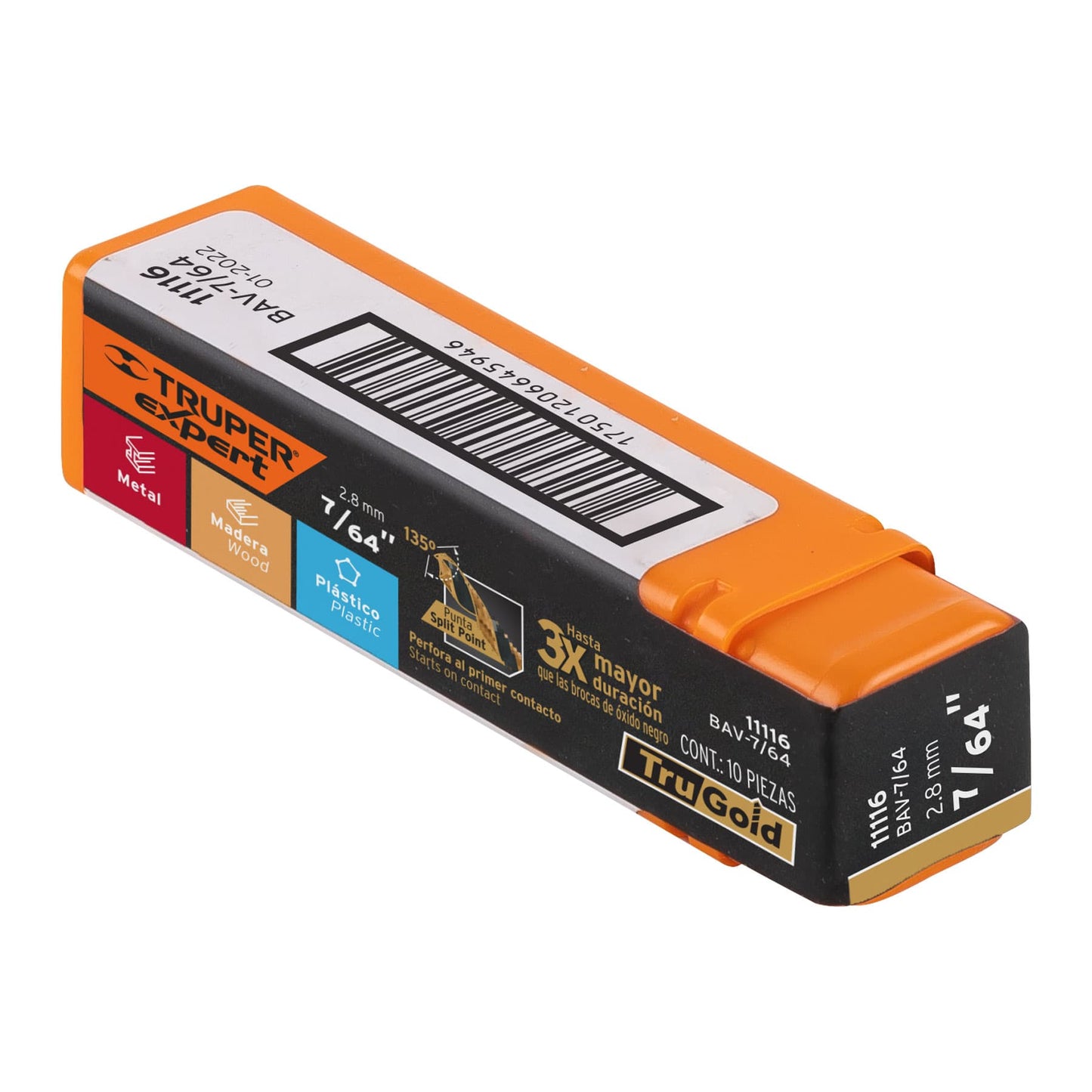 Broca HSS de 7/64 in con punta Split Point