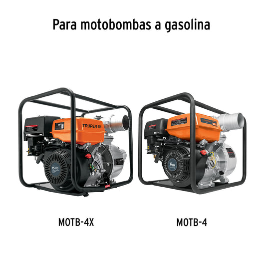 Kit de bayoneta y empaque para motobomba MOTB 4