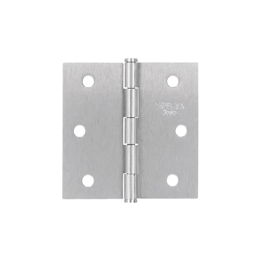 Bisagra cuadrada 2-1/2", acero satinado, cabeza plana, BASIC