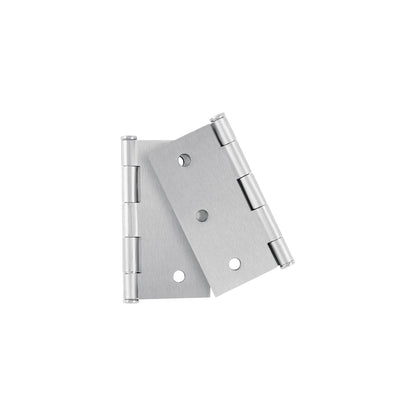 Bolsa 2 bisagras cuadradas 3", satinado, plana, BASIC
