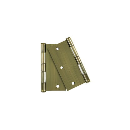 Bolsa 2 bisagras cuadradas 3-1/2" latón antiguo, plana BASIC