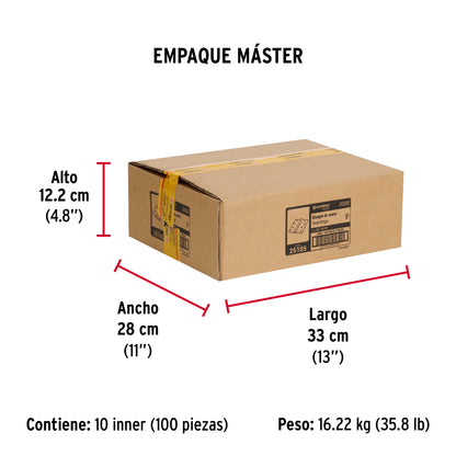 Bisagra cuadrada 4", latón antiguo, cabeza plana, Basic · vista 6