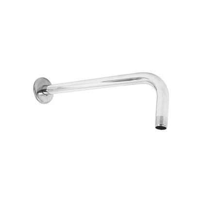 Brazo recto de 30 cm con chapetón para regadera