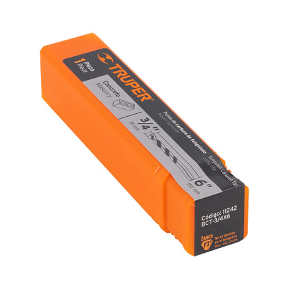 Broca para concreto de 3/4 x 6 in con punta de carburo de tungsteno