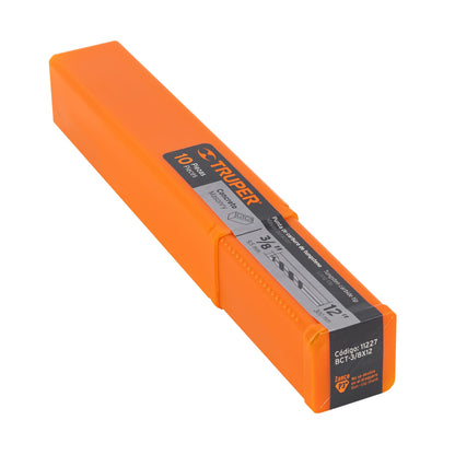 Broca para concreto de 3/8 x 12 in con punta de carburo de tungsteno