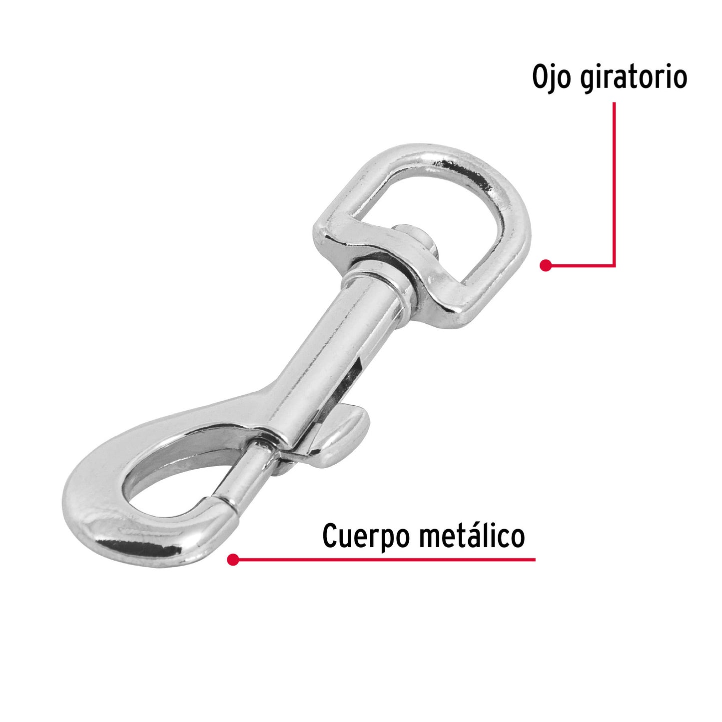 Bandola Zinc Giratoria 5/8 Pulgada