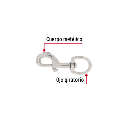 Bandola Zinc Giratoria 7/8 Pulgada