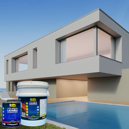 Pintura látex Pluss mate acrílica lavable para interior y exterior
