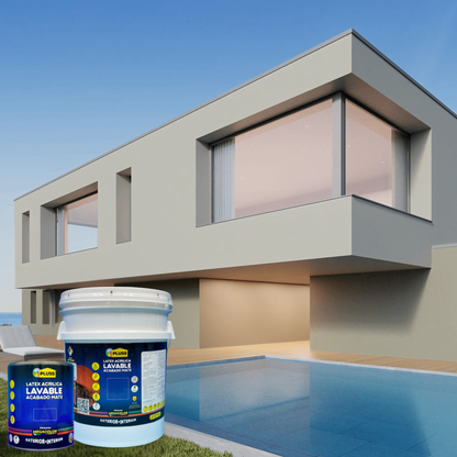 Pintura látex Pluss mate acrílica lavable para interior y exterior