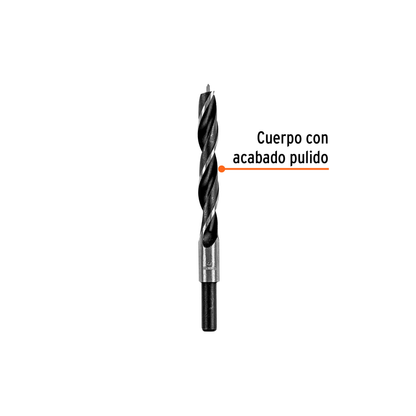 Broca con punta centradora para madera 1/2"