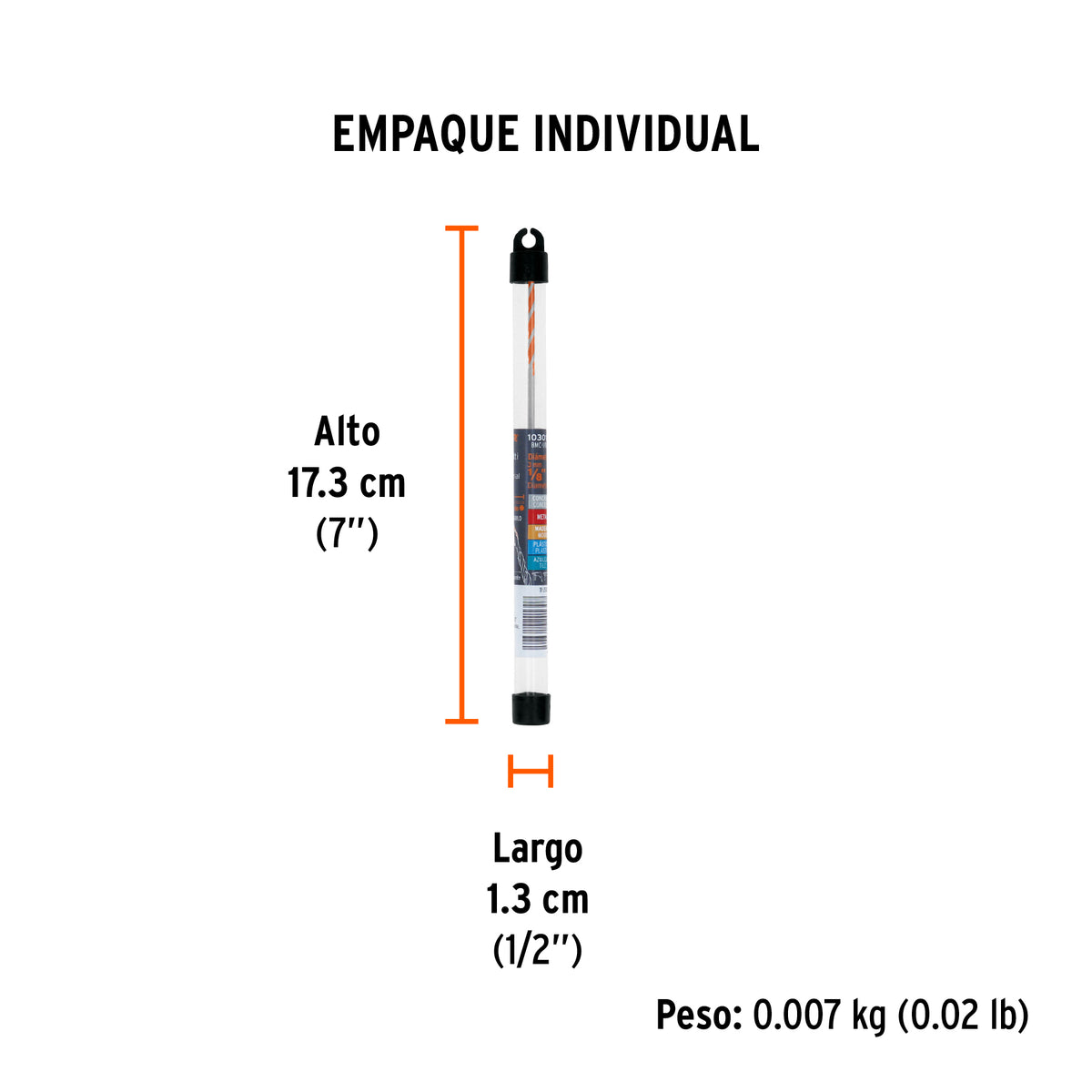 Broca multimaterial 1/8 x 3" · vista 5