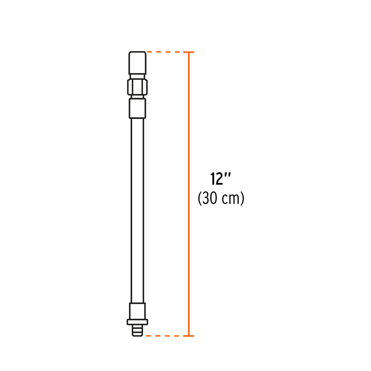 Extensión flexible para inyectora de grasa