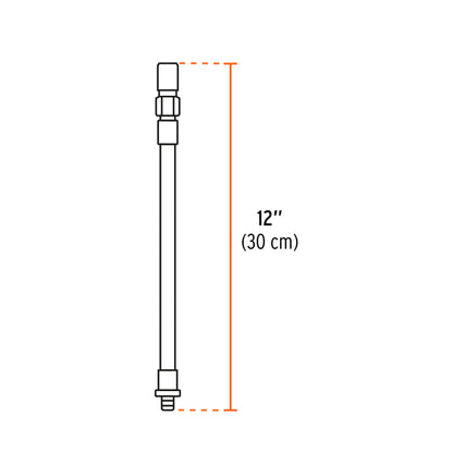 Extensión flexible para inyectora de grasa