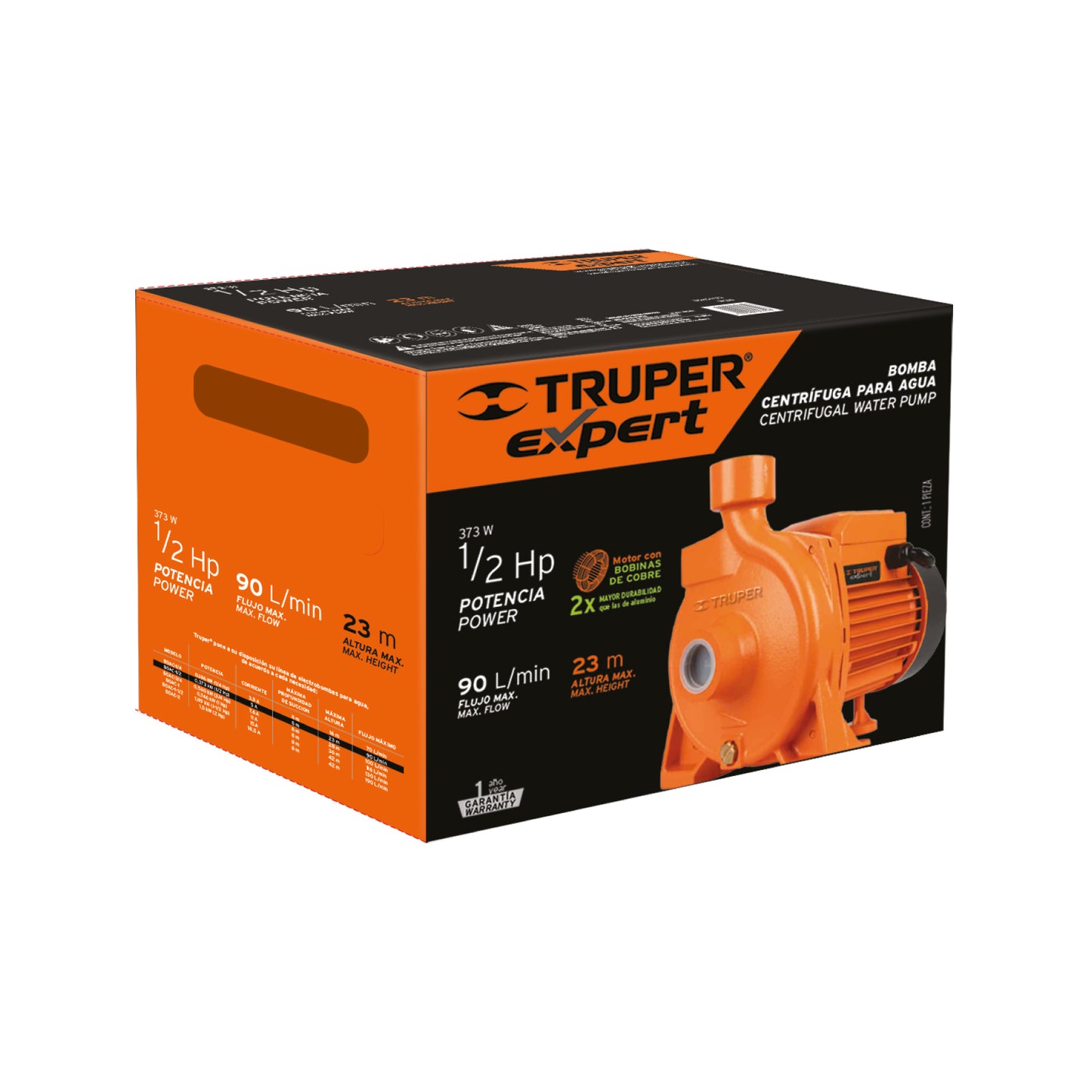 Bomba centrífuga de 1 1/2 HP modelo europeo