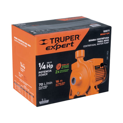 Bomba centrífuga de 1/4 HP modelo europeo