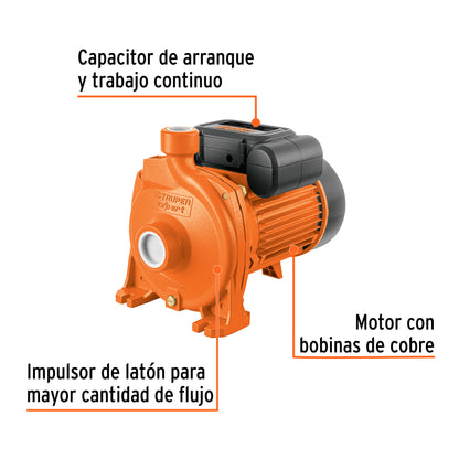 Bomba centrífuga de 2 HP modelo europeo