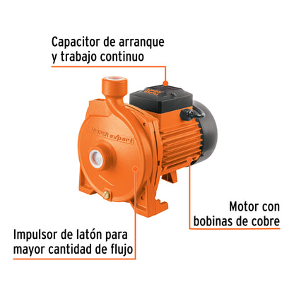 Bomba centrífuga de 3/4 HP modelo europeo
